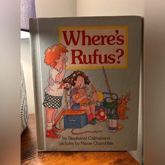 (10/$25) 1988 Where's Rufus? Children's Book - Picture 4 of 16